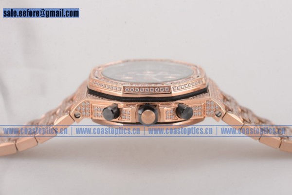 Audemars Piguet Royal Oak Offshore Chrono 1:1 Replica Watch Rose Gold/Diamonds 26170OR.OO.1000OR.01LDB
